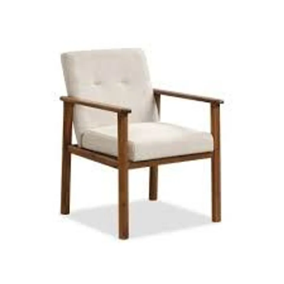 BOXED COSTWAY LINEN SOFT CUSHIONED MODERN ACCENT CHAIR (1 BOX)