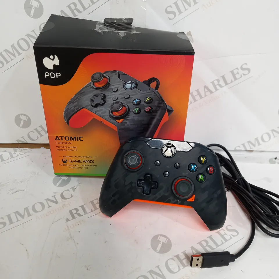 PDP ATOMIC CARBON CONTROLLER FOR XBOX