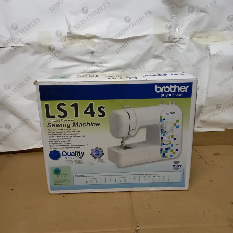 BROTHER LS14 SEWING MACHINE WHITE