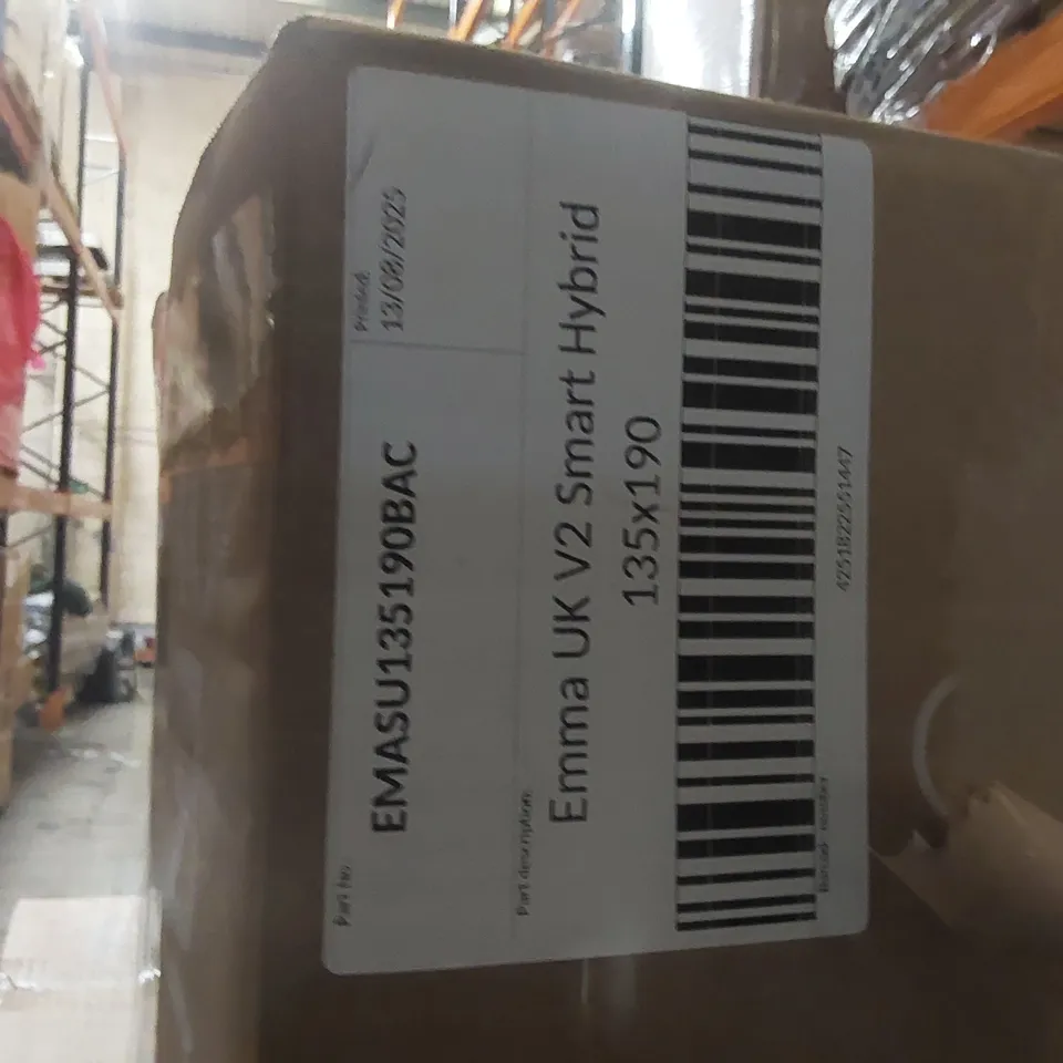 BRAND NEW BOXED EMMA UK V2 SMART HYBRID 135 x 190CM DOUBLE MATTRESS 