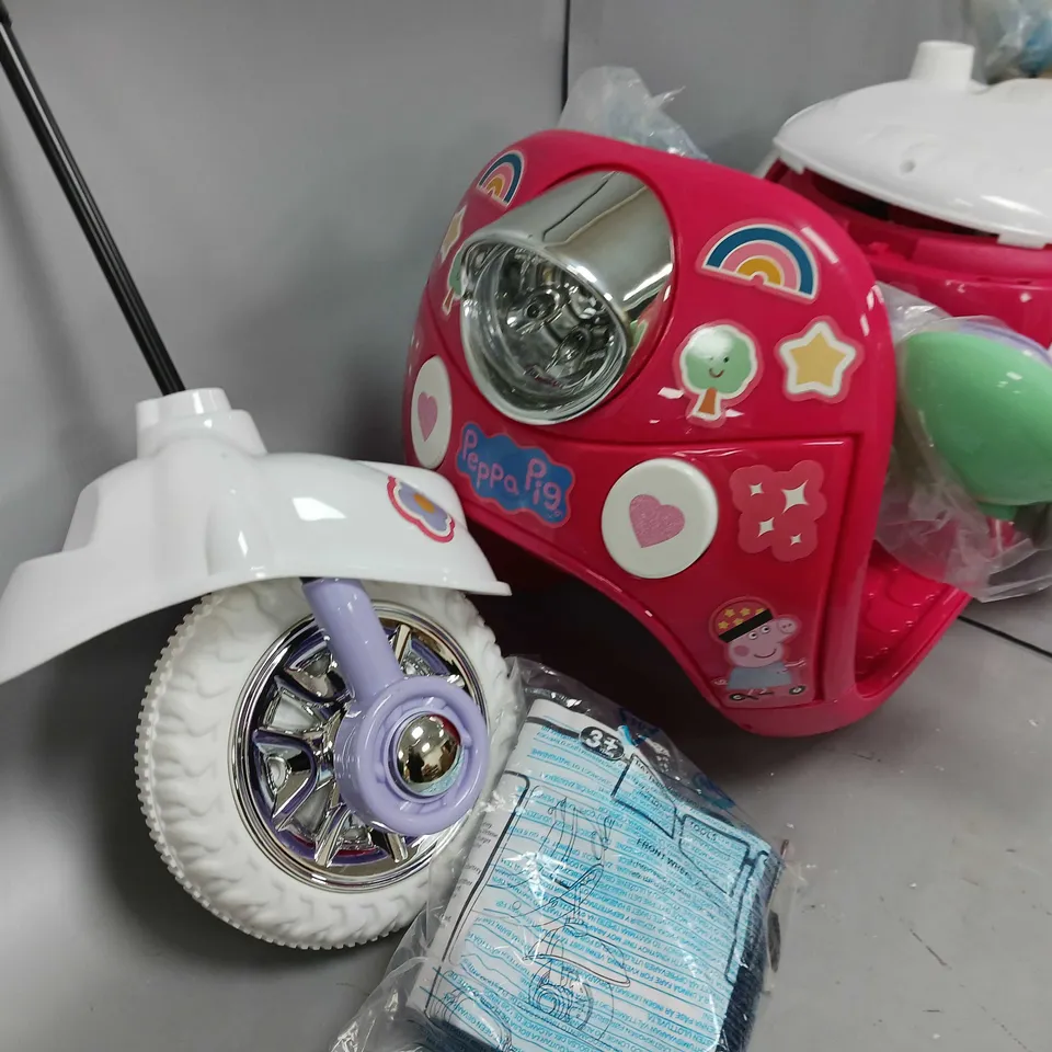 PEPPA PIG BATTERY POWERED MOTOR BIKE RRP £139.99