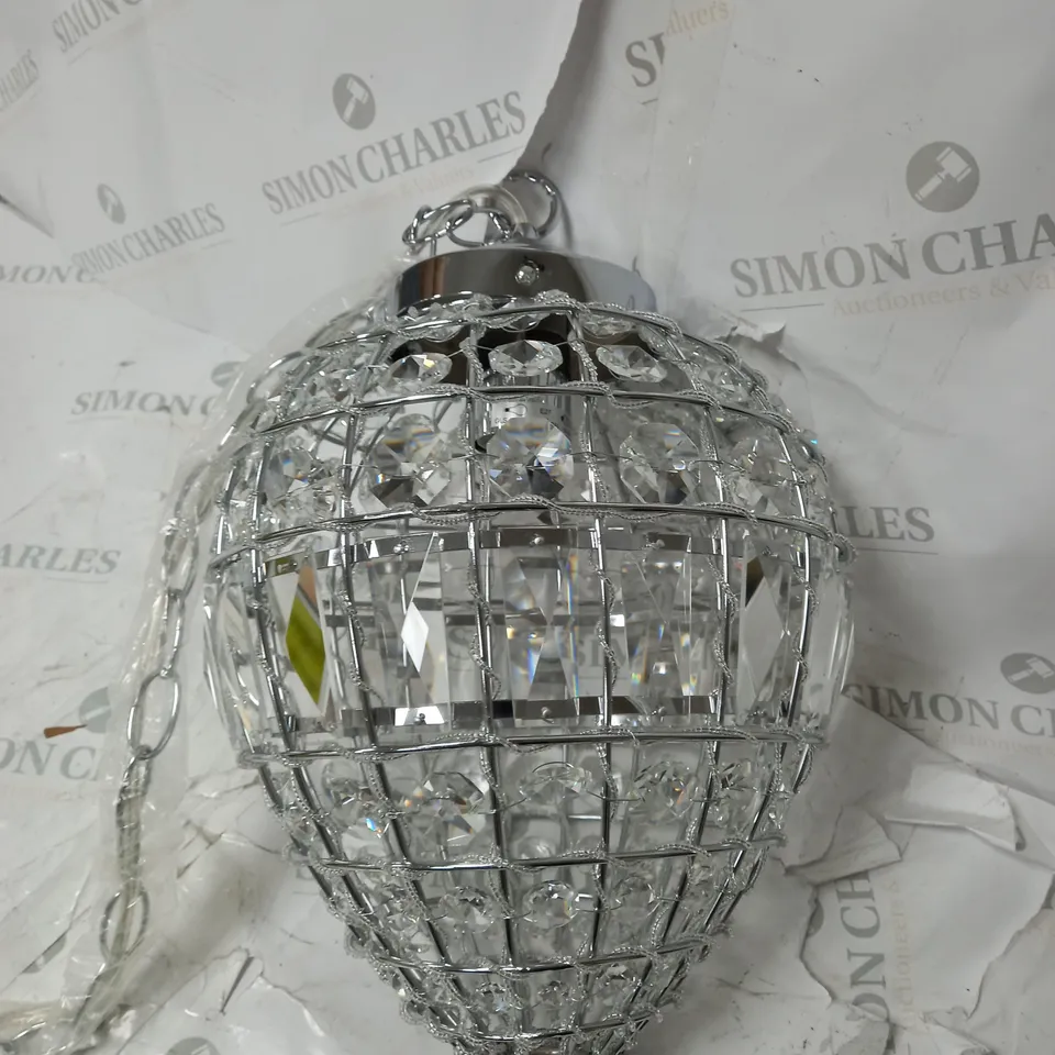 EVERLY QUINN DEAN 1 LIGHT CEILING PENDANT - 105CM