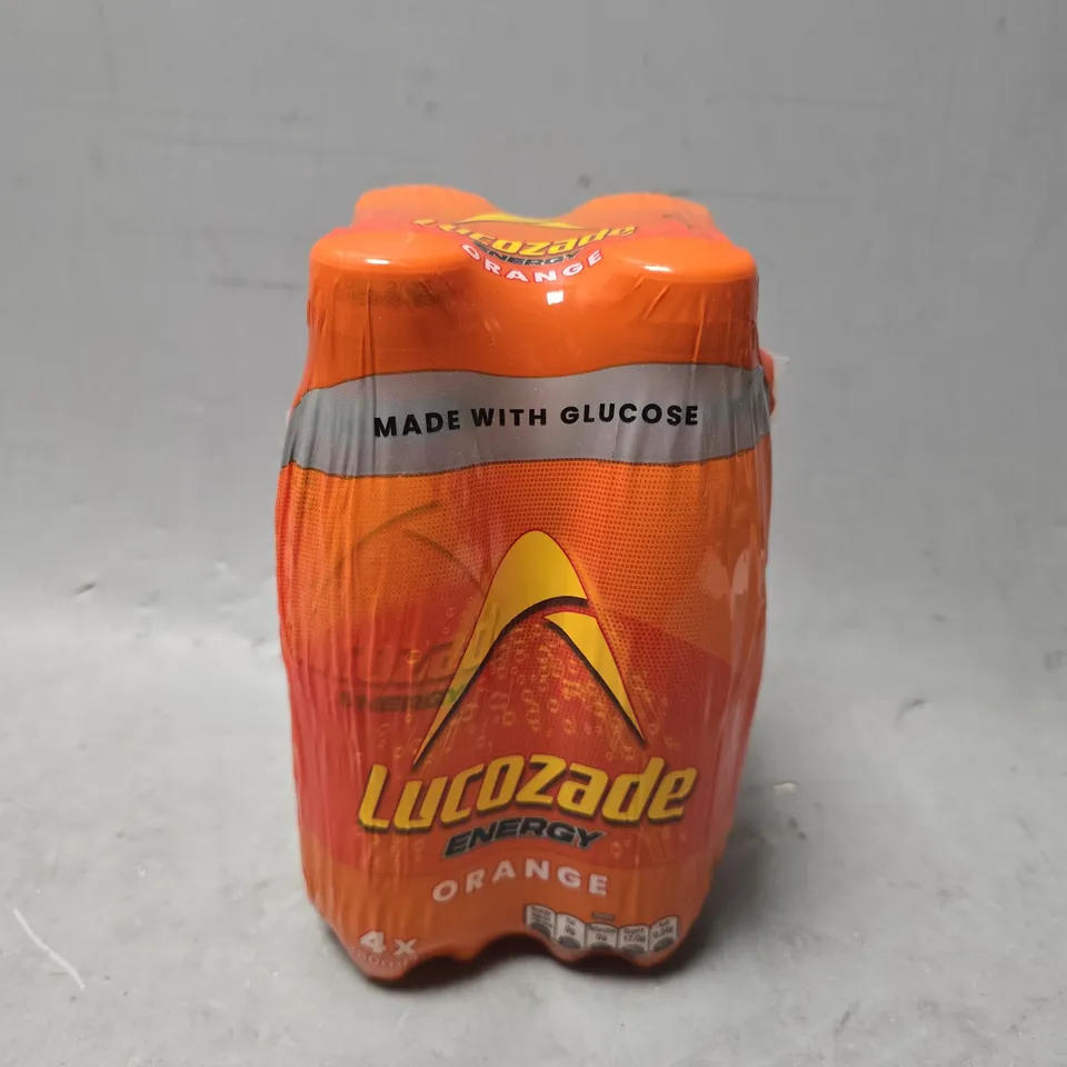SET OF 3 LUCOZADE ORANGE PACKS OF 4 