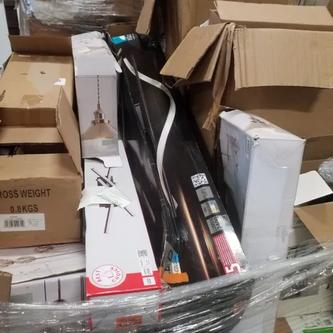 PALLET CONTAINING ASSORTED LAMPS & LIGHTING