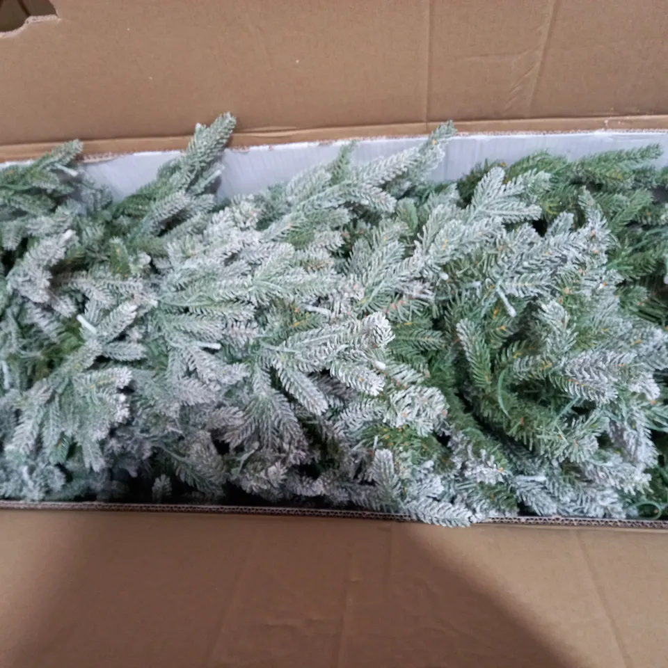 SANTA'S BEST PRE-LIT SNOW KISSED AUBURN CHRISTMAS TREE 4FT - COLLECTION ONLY