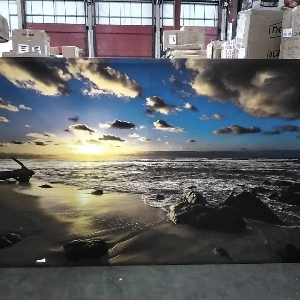 CANVAS PAINTING - HEAVENLY SKIES OFF THE BEACH (1 BOX)