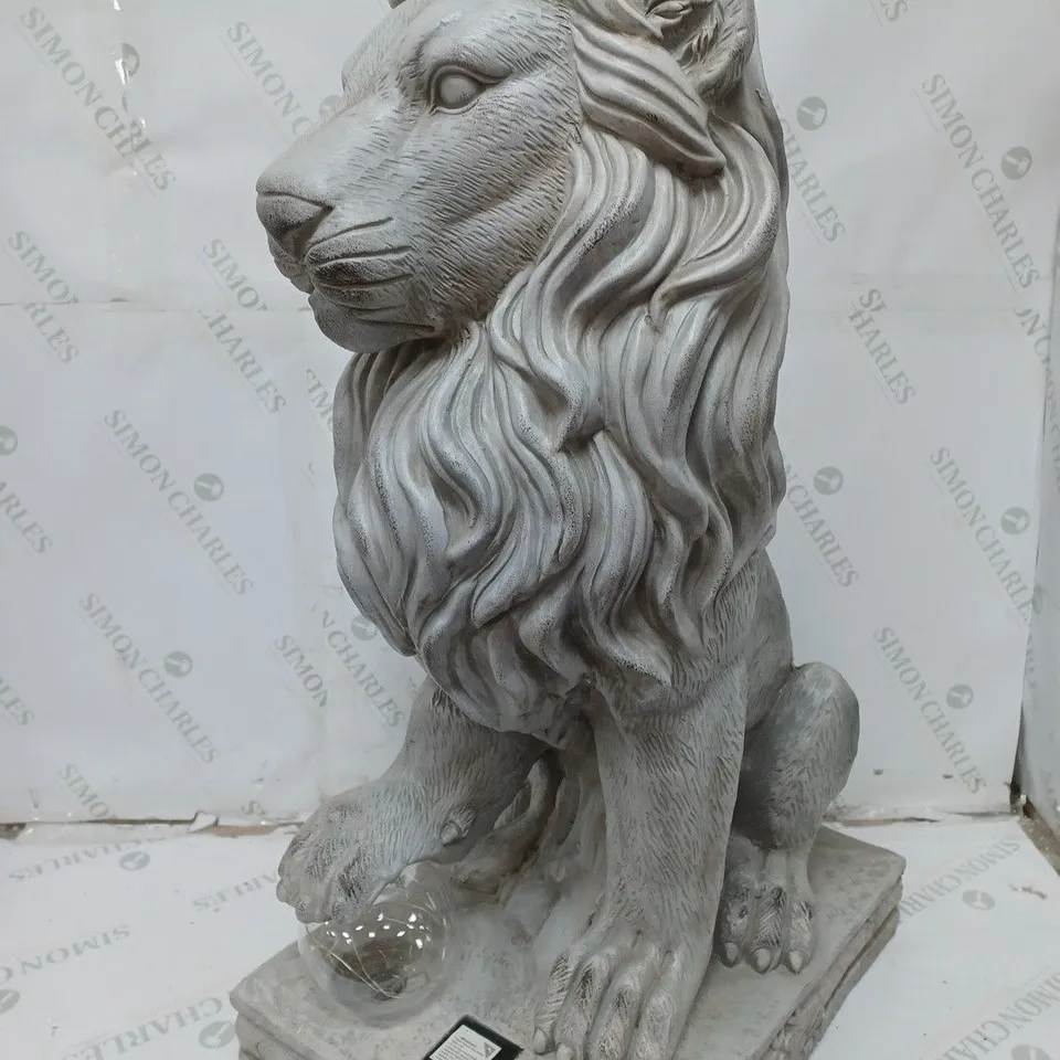 BOXED MY GARDEN STORIES LION SCULPTURE