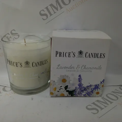 BOXED PRICES CANDLES LAVENDER & CHAMOMILE