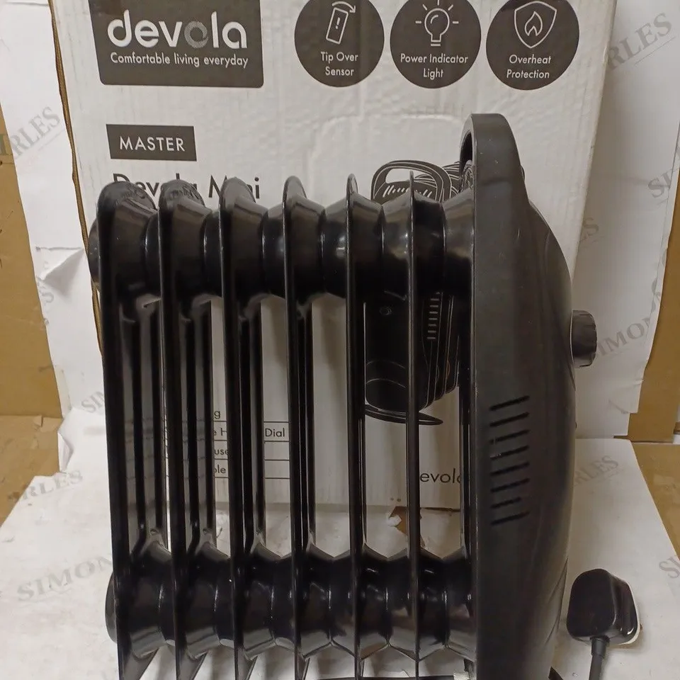 DEVOLA MINI OIL FILLED RADIATOR