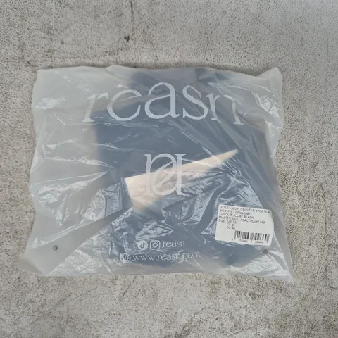 BAGGED REASN SCULPT BUILT IN SPORTS BRA IN CORE BLACK SIZE UK 12