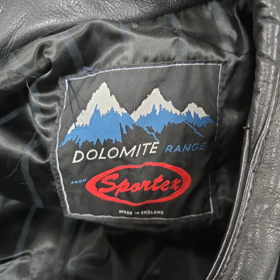 SPORTER DOLOMITE RANGE LEATHER MOTORCYCLE JACKET – 122CM