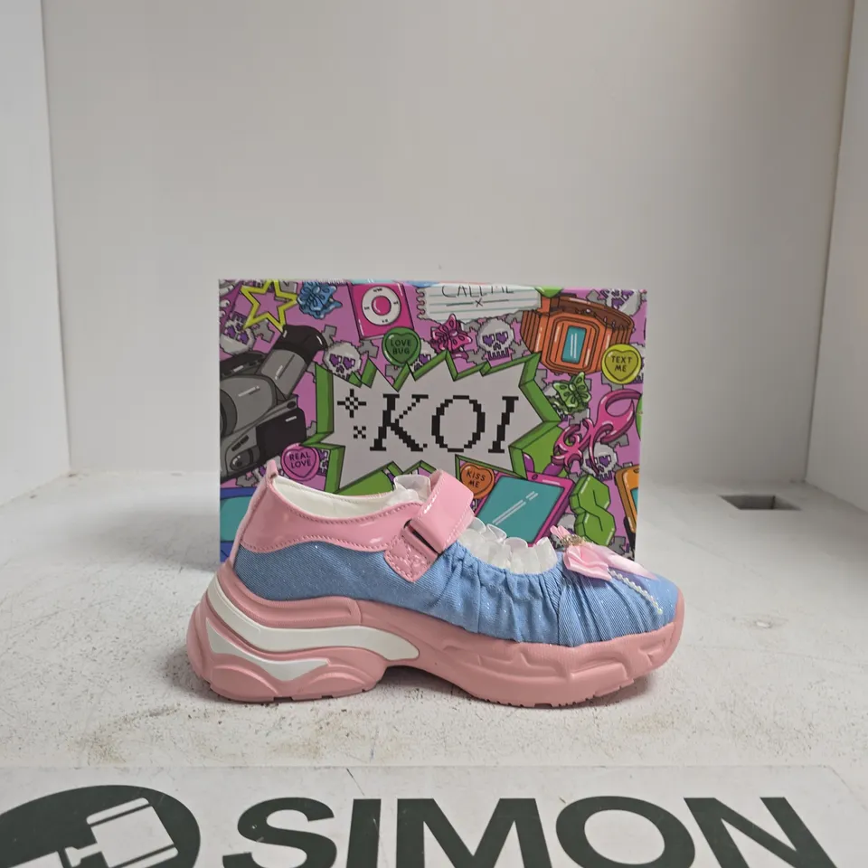 KOI STARLET RUFFLE BALLET MARY JANES - PINK, UK5