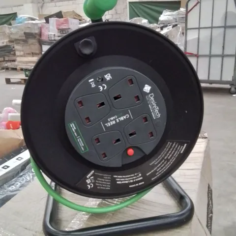 25M CABLE REEL WITH 4 SOCKETS