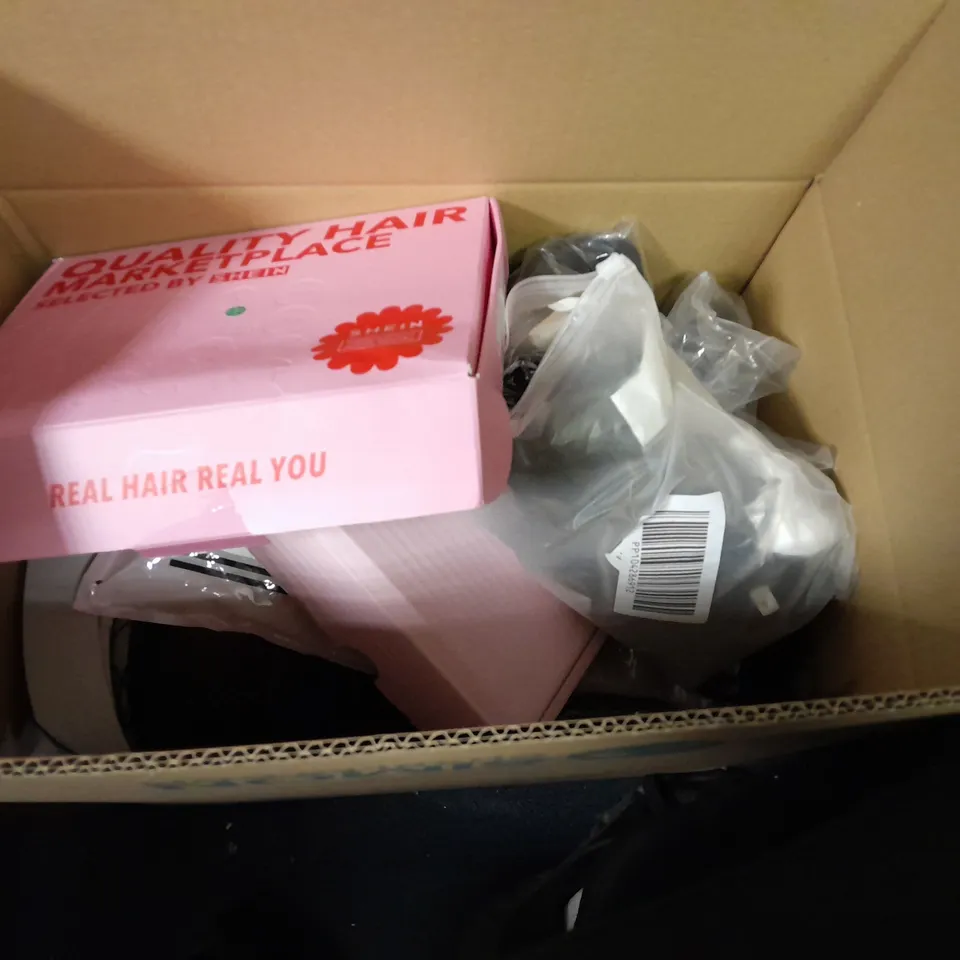 APPROXIMATELY 10 WIGS AND HAIR PIECES ASSORTED COLOURS AND STYLES