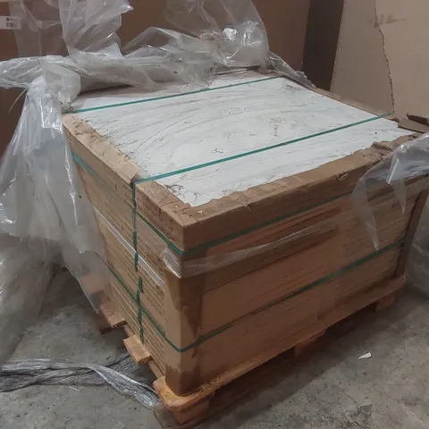 PALLET CONTAINING APPROXIMATELY 22x STARK WHITE 900x900x20MM tiles