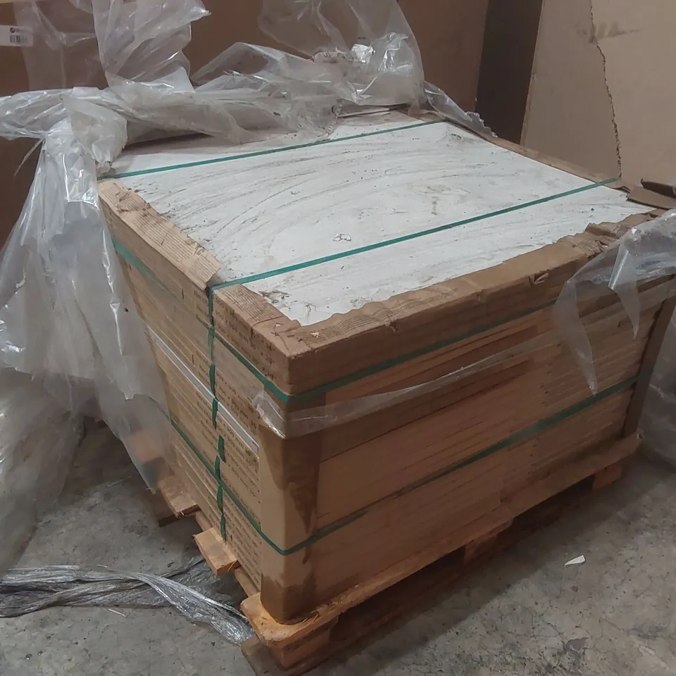 PALLET CONTAINING APPROXIMATELY 22x STARK WHITE 900x900x20MM tiles