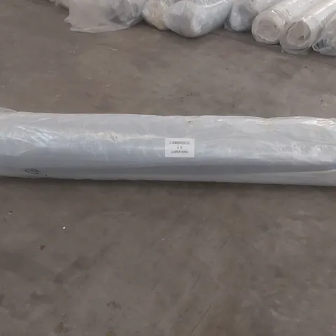 BRAND NEW BAGGED AND ROLLED CAMBRIDGE MATTRESS - 6FT SUPERKING