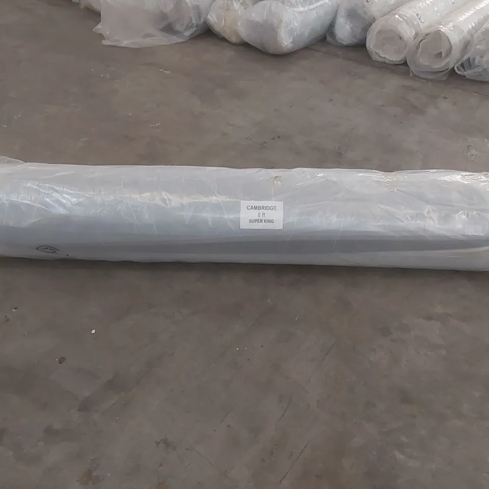 BRAND NEW BAGGED AND ROLLED CAMBRIDGE MATTRESS - 6FT SUPERKING