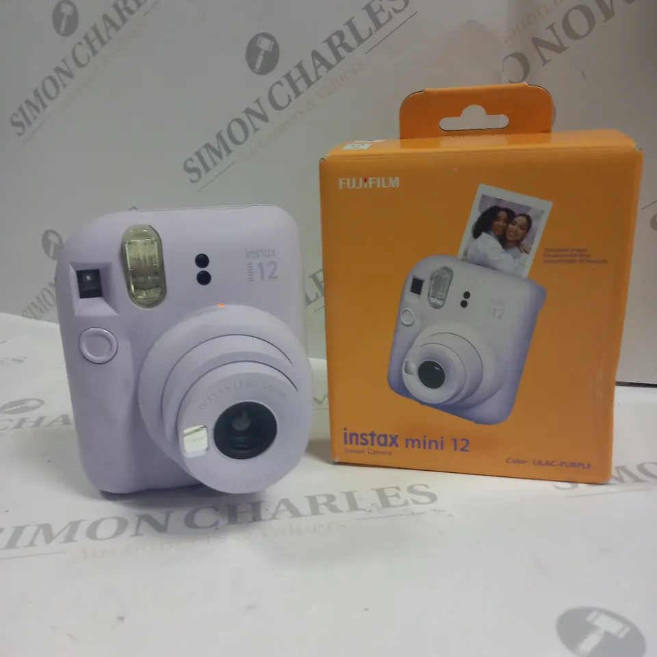BOXED FUJIFILM INSTAX MINI 12 INSTANT CAMERA 