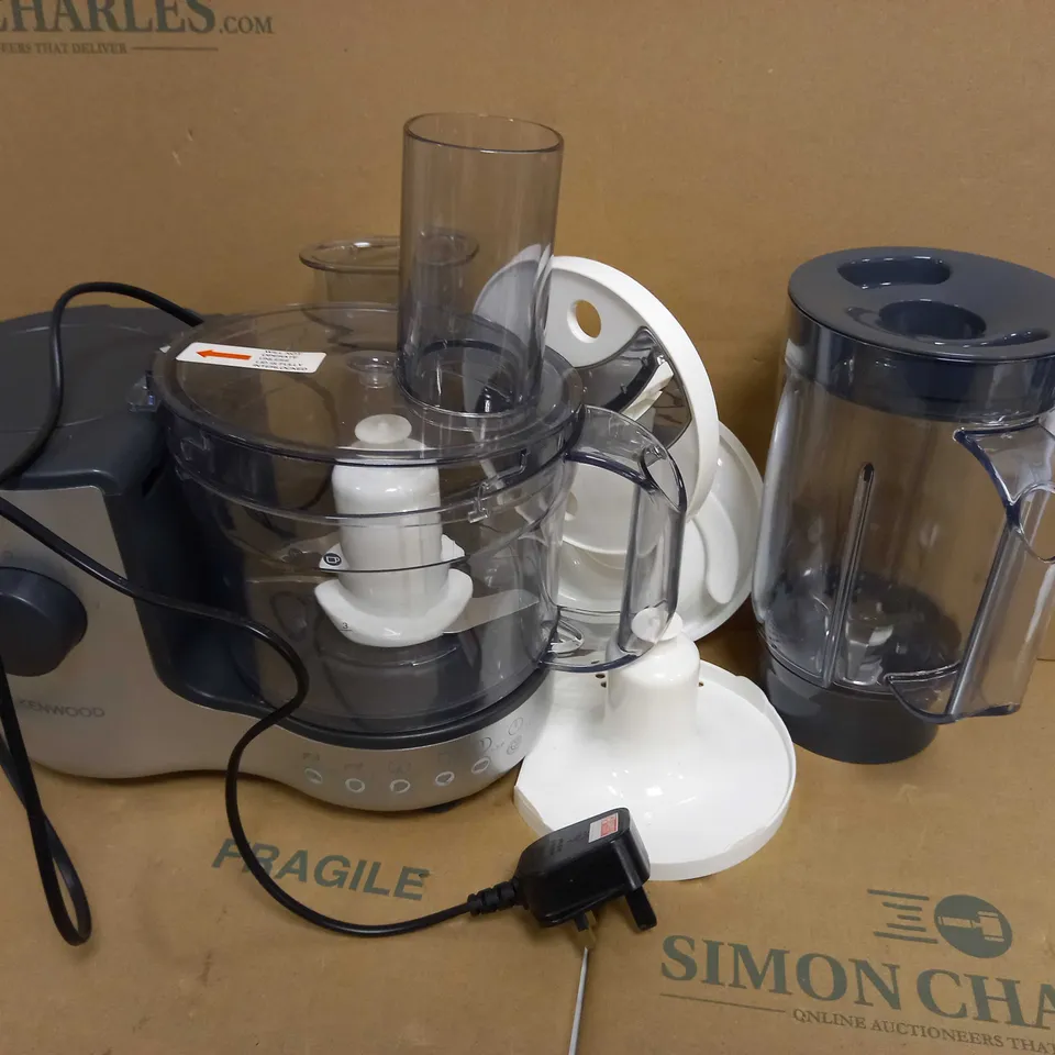 KENWOOD COMPACT FOOD PROCESSOR - SILVER AND GREY