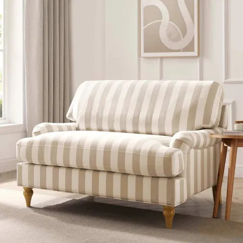 BOXED DUSK HAMPSHIRE LOVESEAT - NATURAL STRIPE (1 BOX)