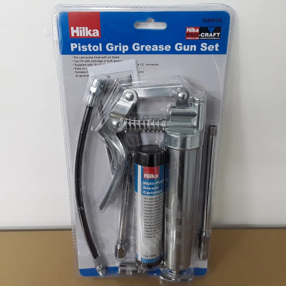 HILKA PISTOL GRIP GREASE GUN SET