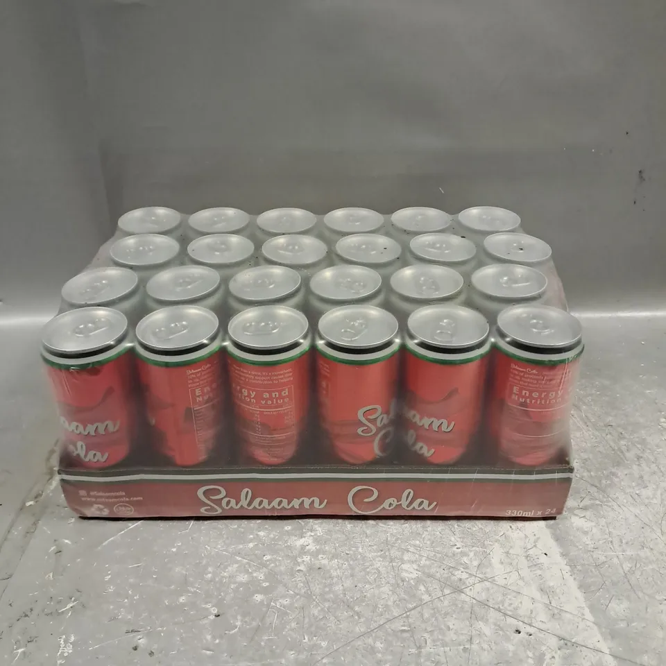 24 X 330ML CANS OF SALAAM COLA DRINKS - COLLECTION ONLY 