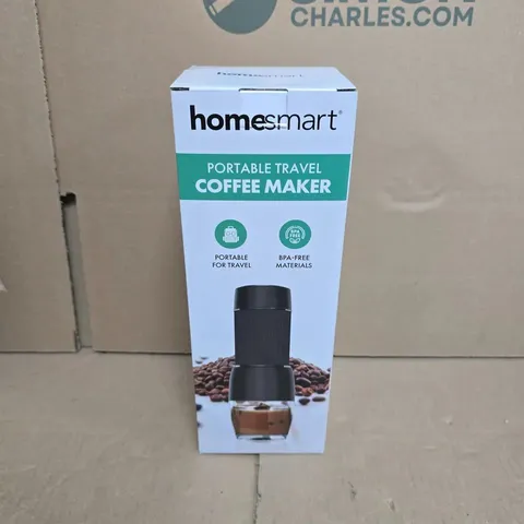 APPROXIMATELY 12 BOXED HOMESMART PORTABLE TRAVEL COFFEE MAKERS - COLLECTION ONLY