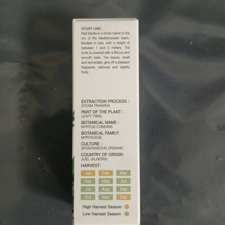 APPROXIMATELY 25 PCS AROMA NAMU RED MYRTLE ESSENTIAL OIL – 10ML (BOXED)