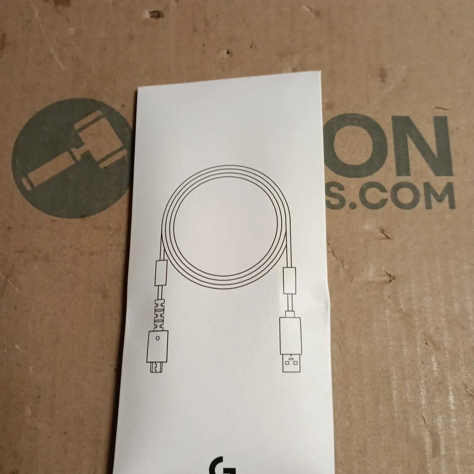 BOX OF APPROXIMATELY 20 LOGITECH G USB CABLES – FOR PRO RACING WHEEL OR PEDALS