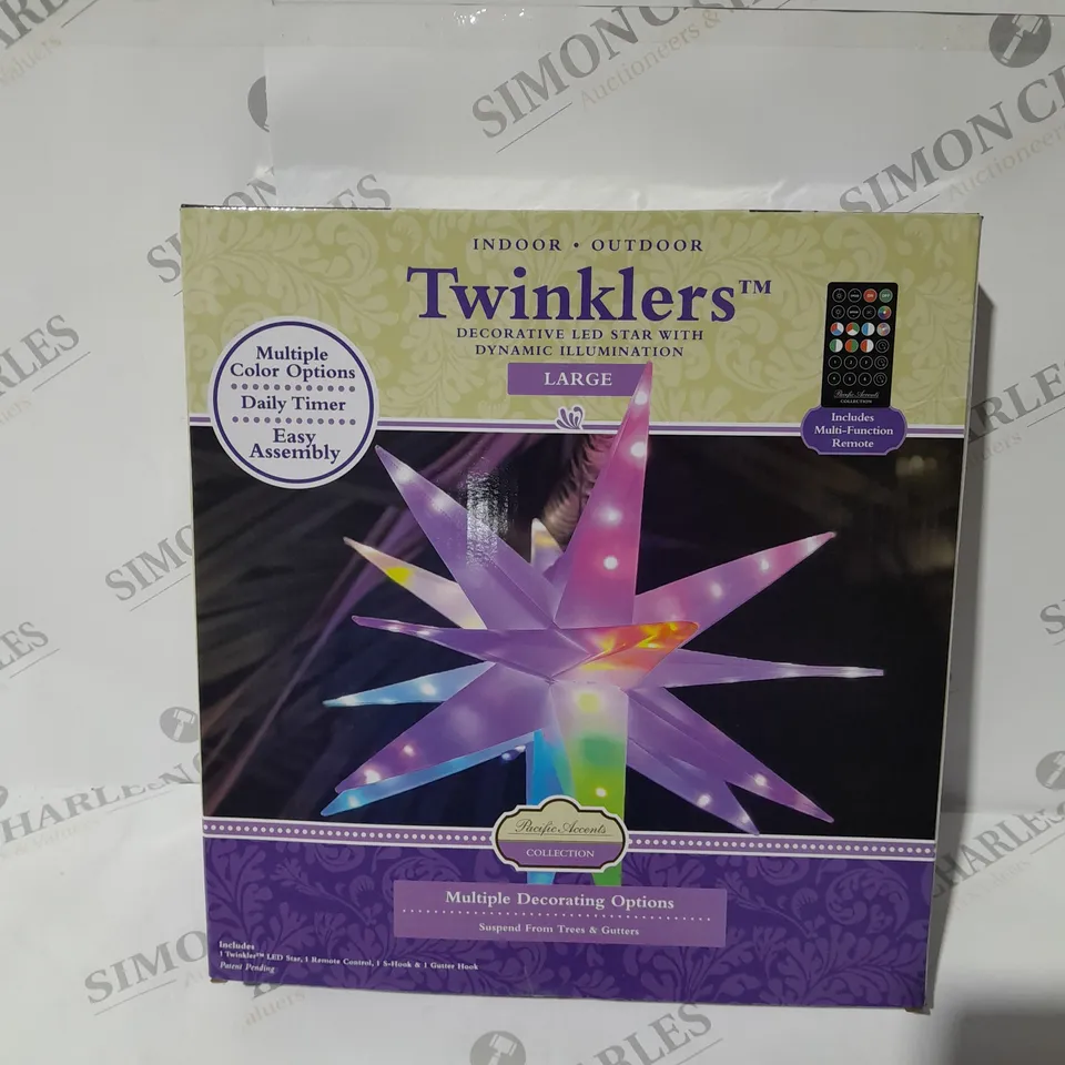 BOXED PACIFIC ACCENTS STAR BURST LIGHT