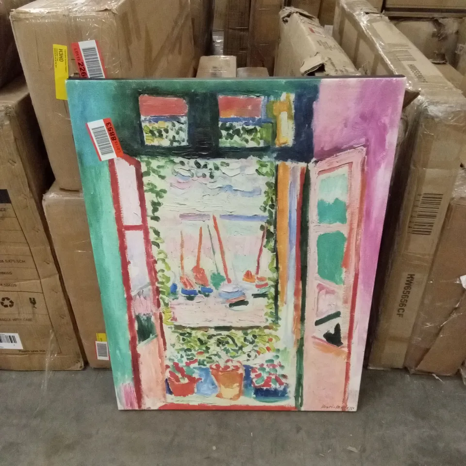 COLOURFUL ART PIECE PRINT ON CANVAS 