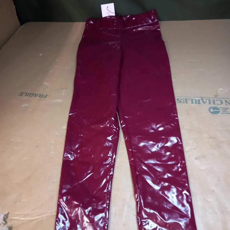 VINYL HIGH WAISTED LEGGING SIZE 10