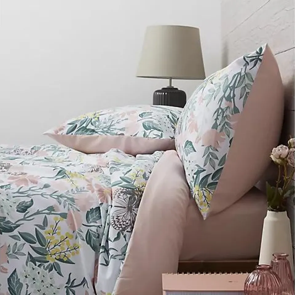 SUPERSOFT BY COZEE HOME BUTTERFLY PRINTED 4 PIECE DUVET