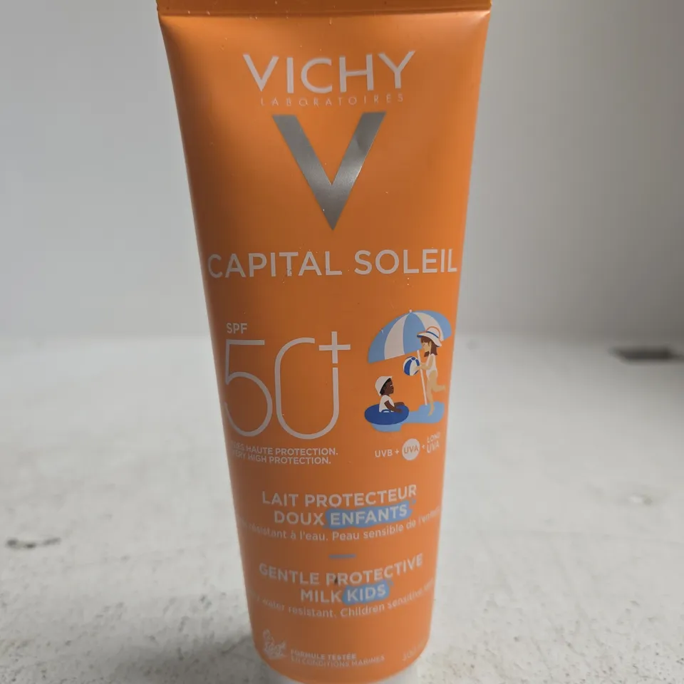VICHY CAPITAL SOLEIL SPF50+ KIDS SUNSCREEN MILK – ORANGE TUBE