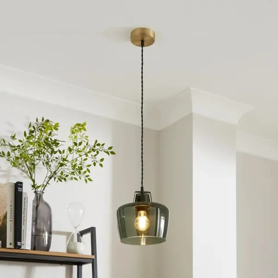 BOXED AUBURN MODERN ADJUSTABLE CEILING LIGHT