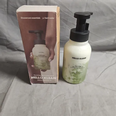 HELLO KLEAN NOURISHING MICRONUTRIENT WASH – 400 ML, BOXED WITH PUMP