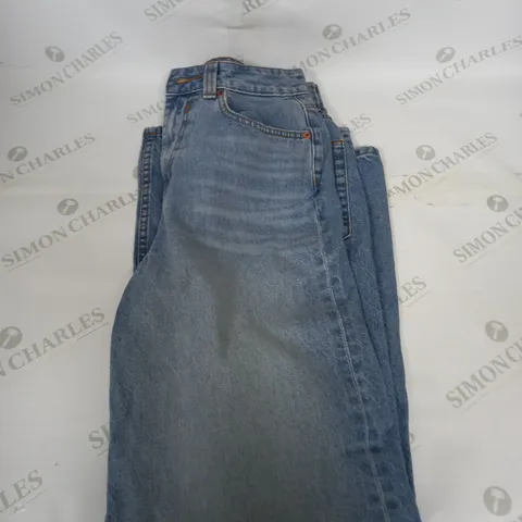 ASOS DESIGN CASUAL WIDE LEG DENIM TROUSERS SIZE W26 L32