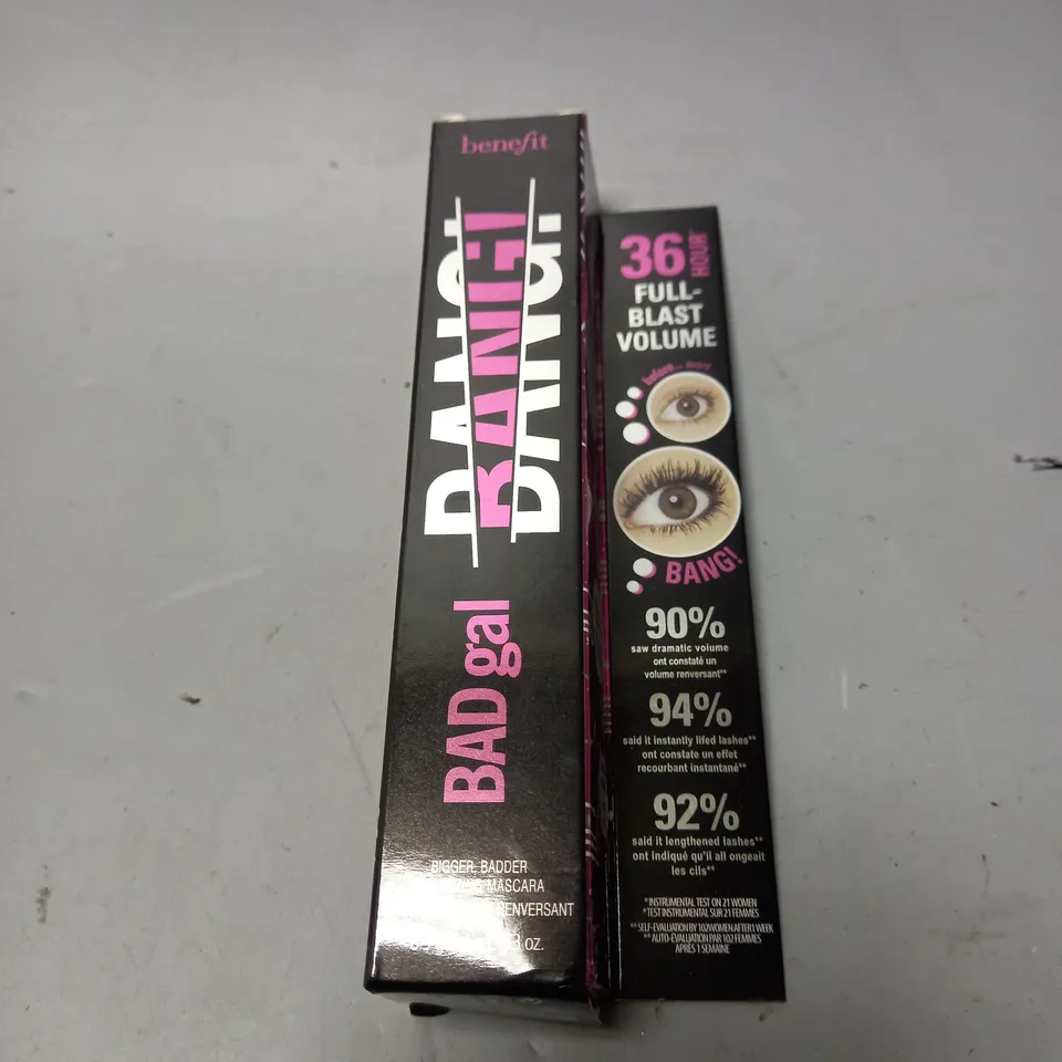 BENEFIT MASCARA BAD GAL BANG MASCARA PITCH BLACK VOLUMIZING SMUDGE PROOF
