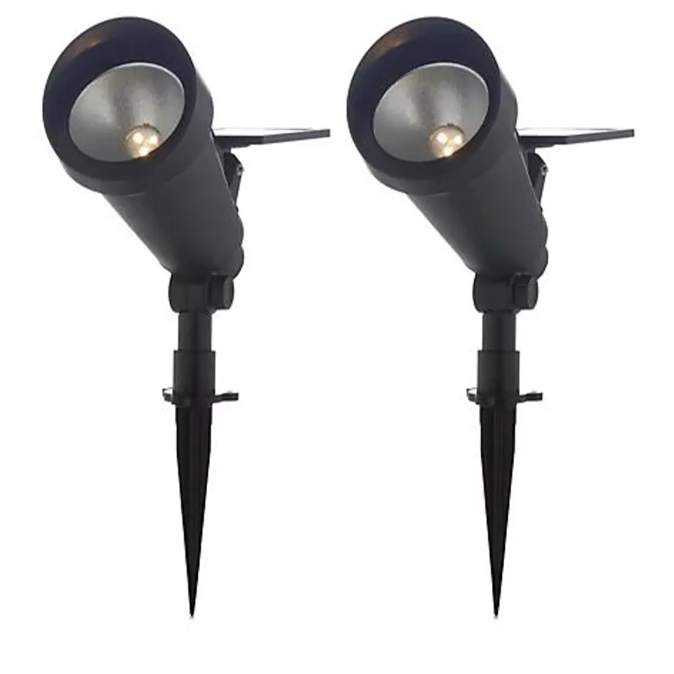 GARDEN REFLECTIONS SET OF 4 SOLAR SPOT LIGHTS