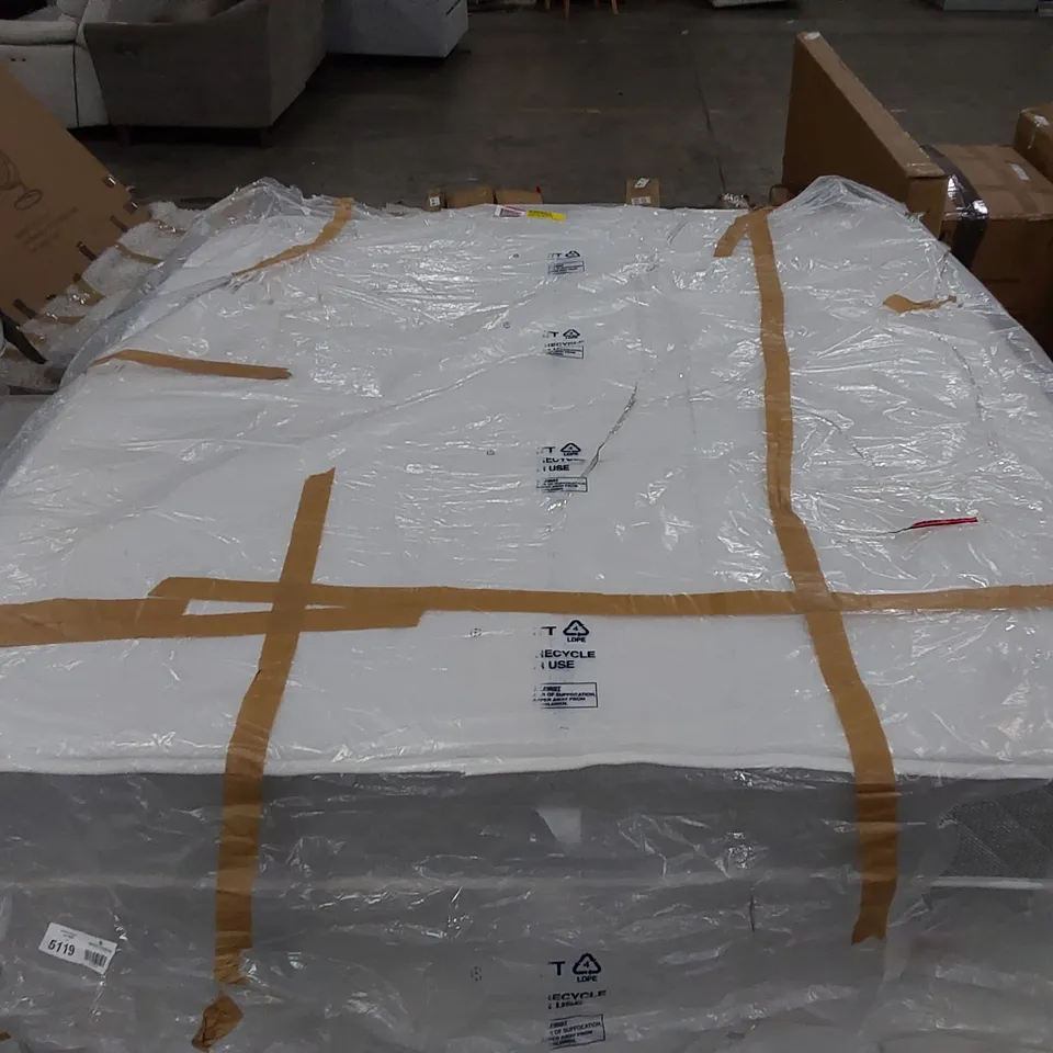 BAGGED 6'SUPER KINGSIZE HYBRID OPEN COIL MEMORY FOAM SUPERKING MATTRESS