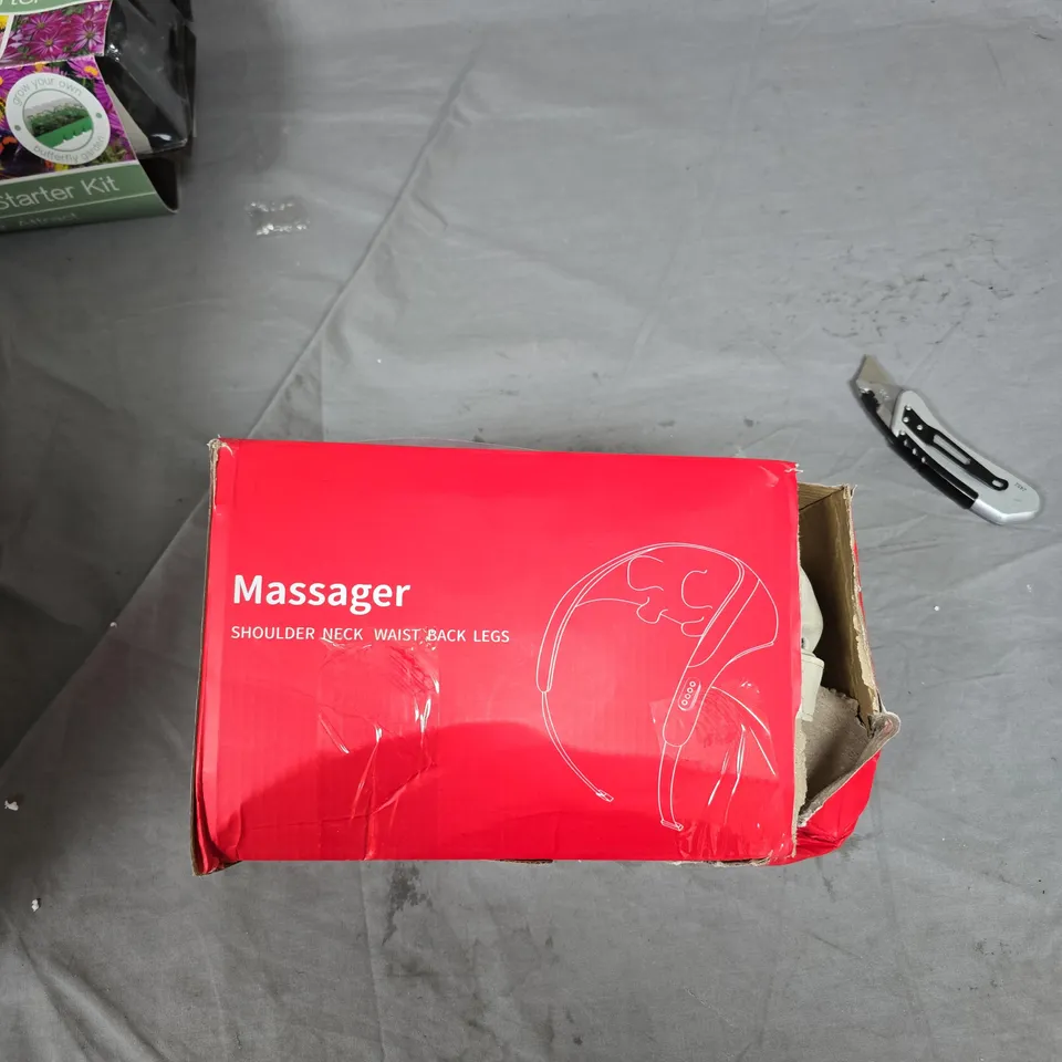 MASSAGER – SHOULDER, NECK, WAIST, BACK & LEGS (RED BOX)