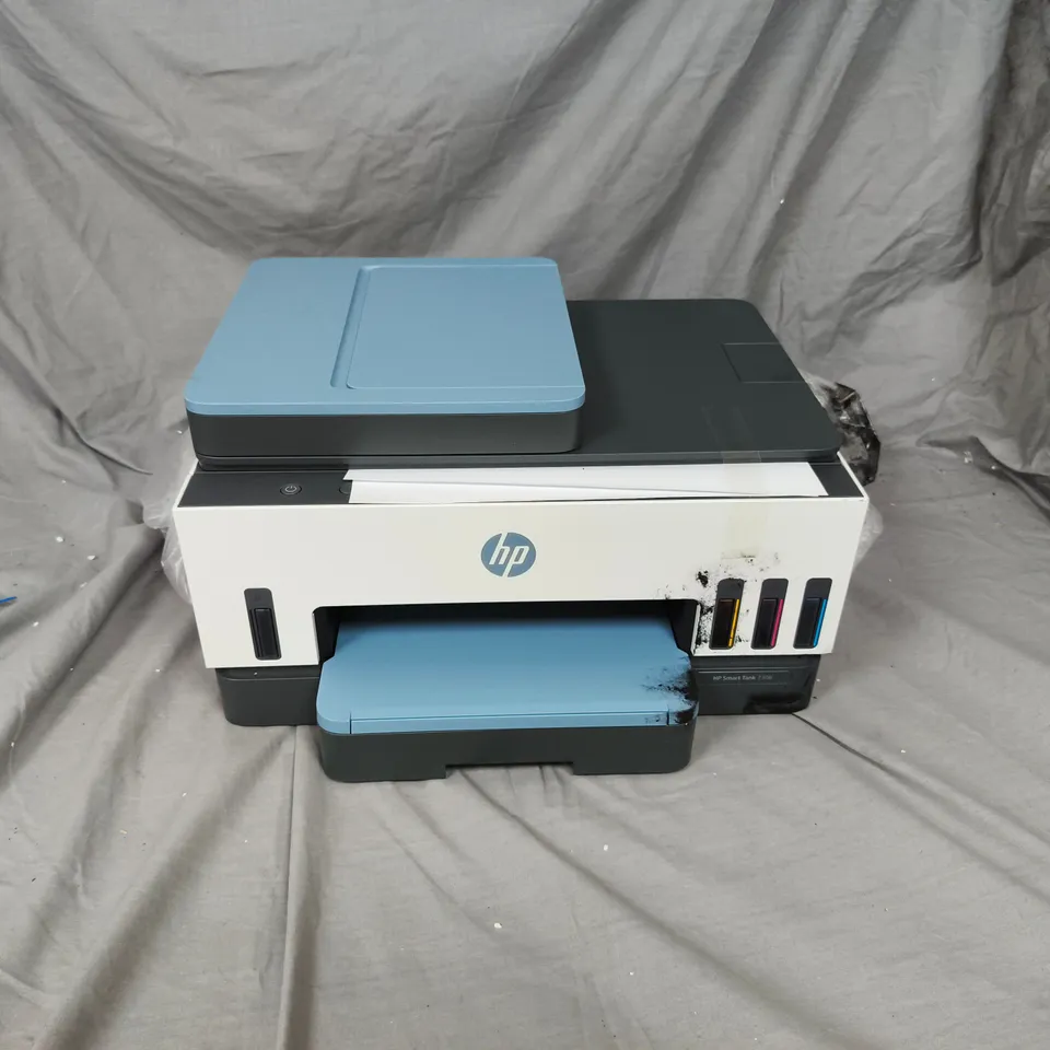 HP SMART TANK 7306 ALL IN ONE PRINTER. WITH POWER AND INSTRUCTIONS