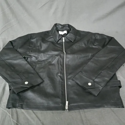 ZAYN 33M LEATHER JACKET β MENβS SIZE M β BLACK (AFA26)