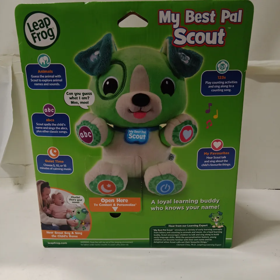 LEAPFROG MY BEST PAL SCOUT PLUSH TOY