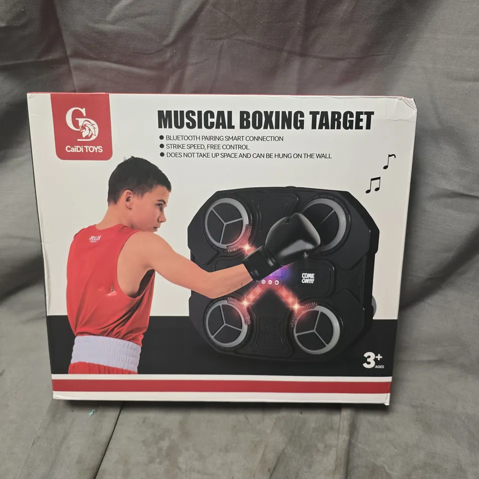 BOXED MUSICAL BOXING TARGET 