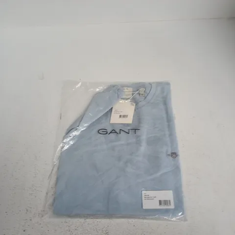 GANT REG SHIELD SS T‑SHIRT – FRESH BLUE, SIZE L