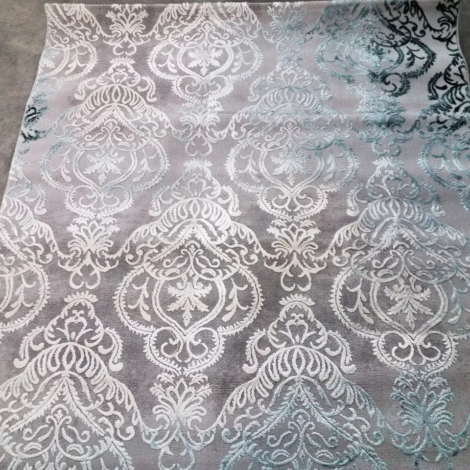 BRAND NEW PACO HOME THERRESA 014 RUG IN GREY-BLUE - 160×230CM 