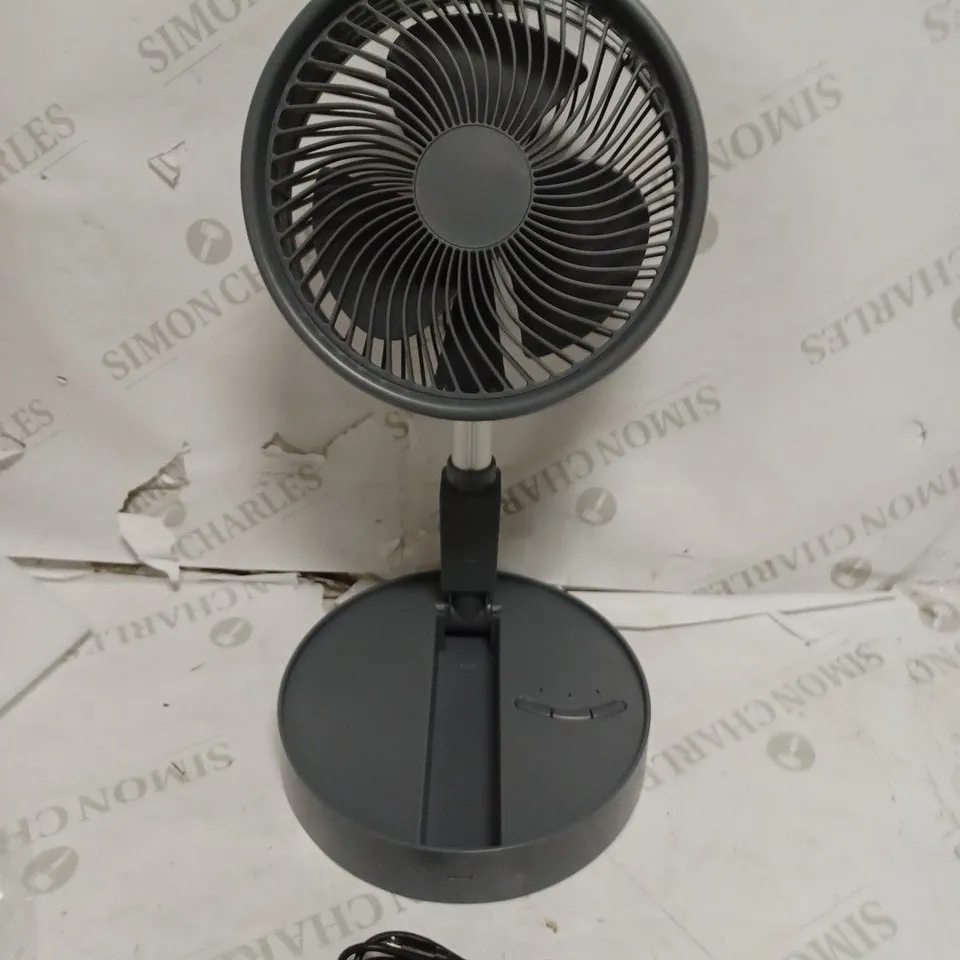 BELL & HOWELL RECHARGEABLE EXTENDABLE DESK & FLOOR FAN