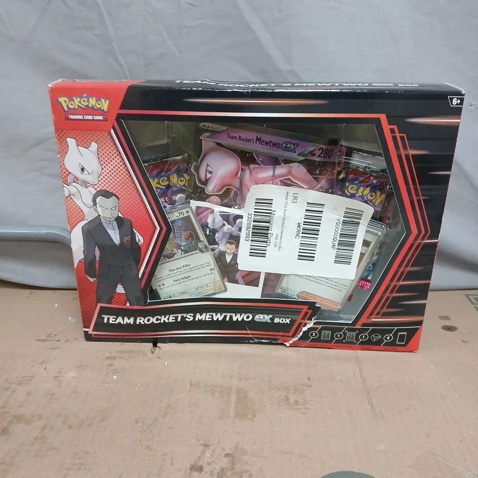 POKEMON TEAM ROCKET'S MEWTWO EX BOX TRADING CARD GAME